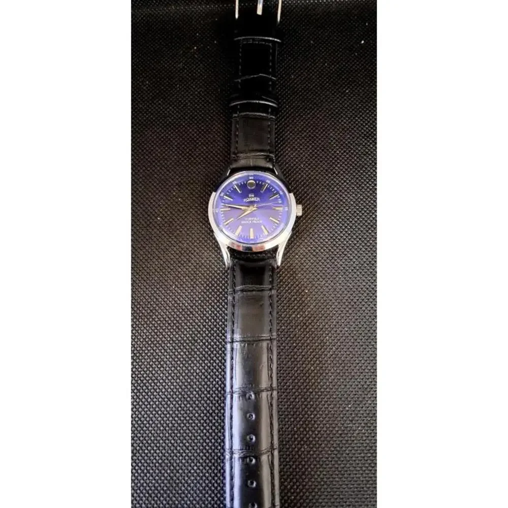 Vintage Roamer Men's Leather Mechanical Watch RARE